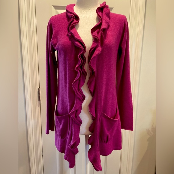 Portolano Sweaters - Like New! Portolano Wool-blend Open Cardigan